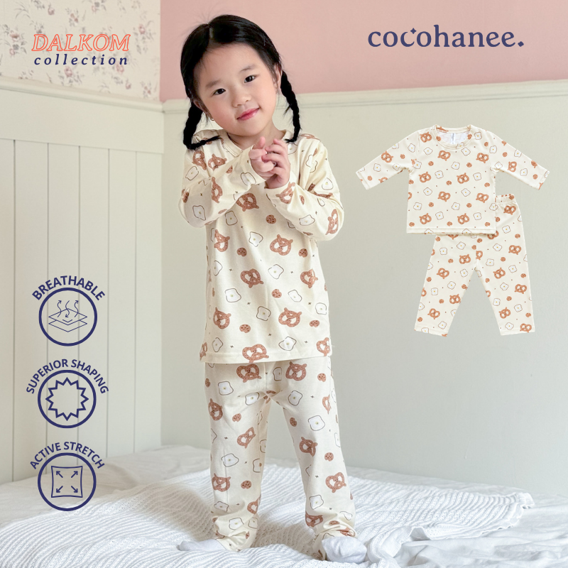 Pretzels - Long Pajamas - Piyama Tidur Anak