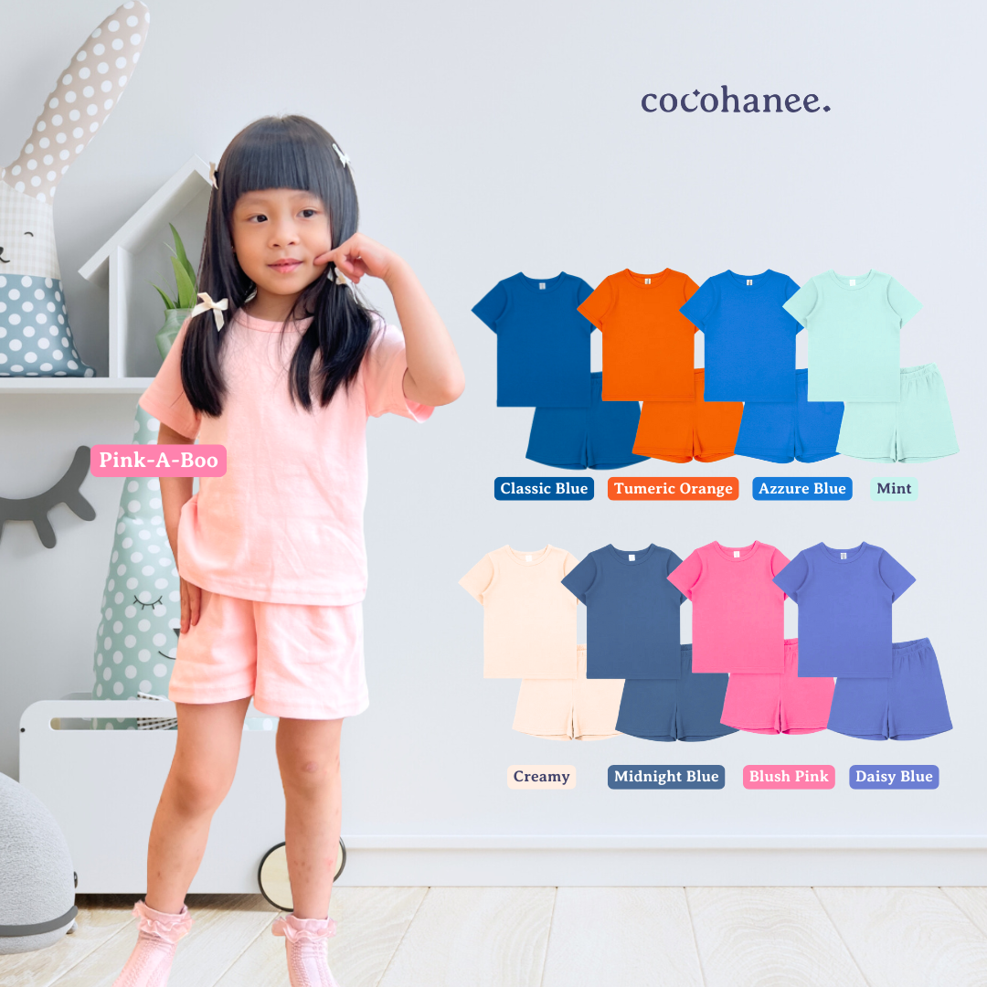 Cocohanee - Colorful Short Pajamas - Piyama Tidur Anak