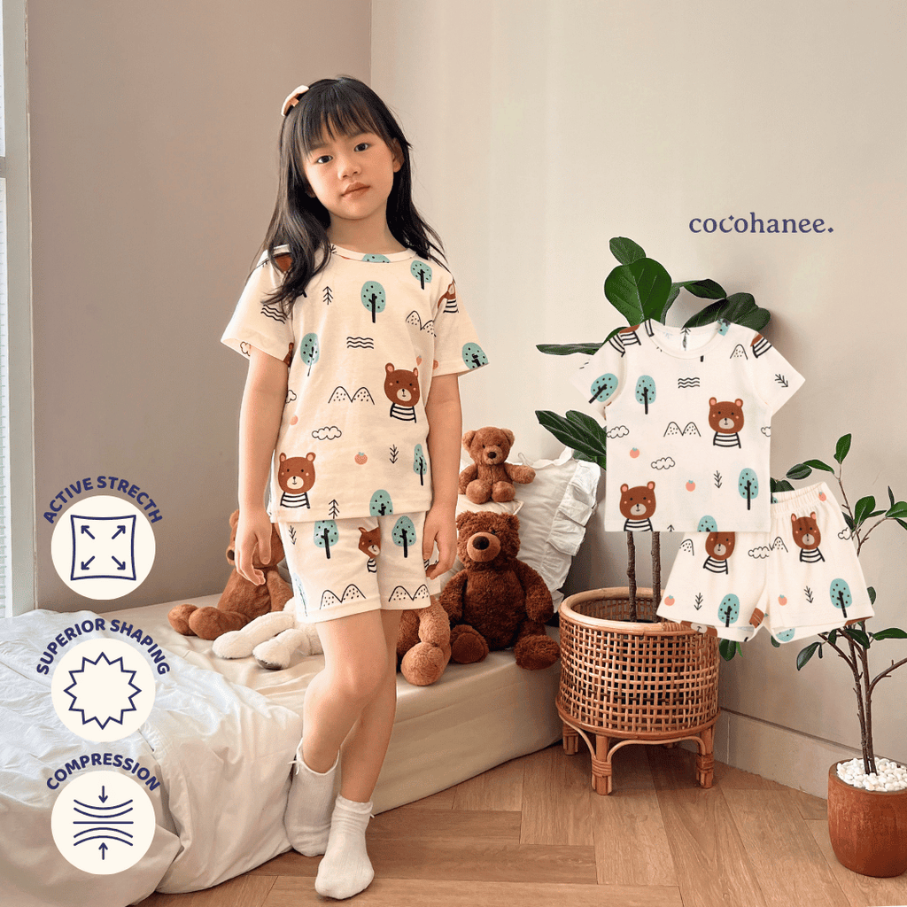 Bears - Short Pajamas - Piyama Tidur Anak