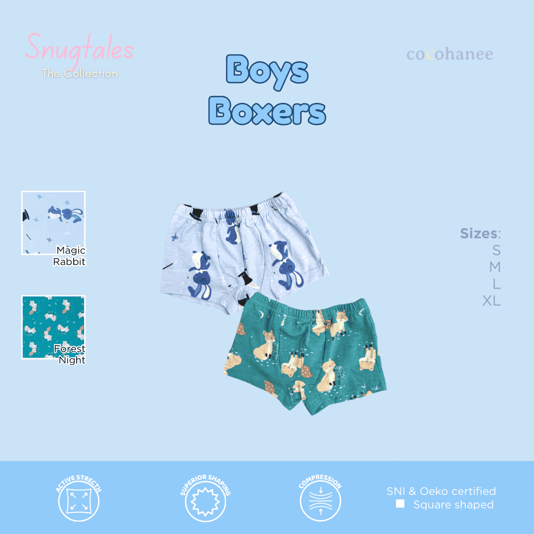 Moon Forest Boxer Set - Celana Dalam Anak Laki-Laki