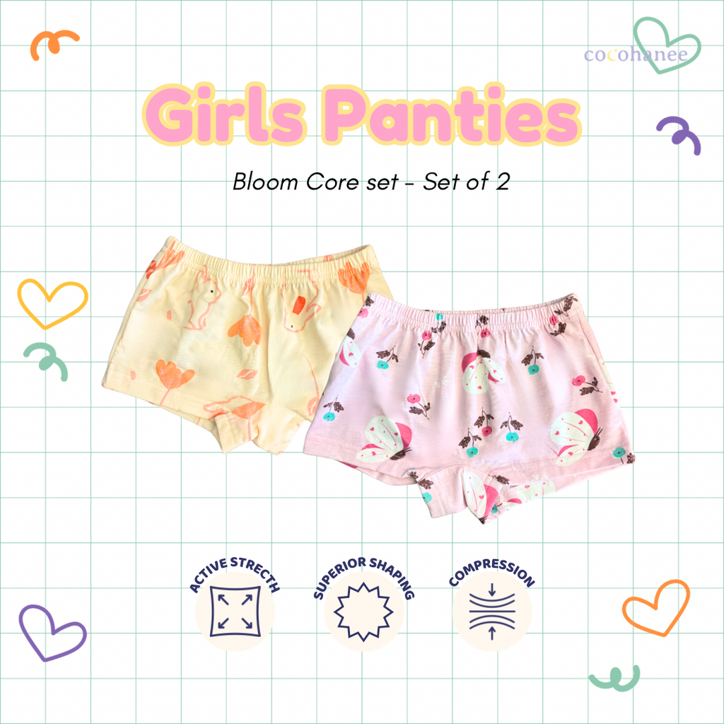 Cocohanee - Bloomcore - Panties (2 in 1) - Celana Dalam Anak Perempuan