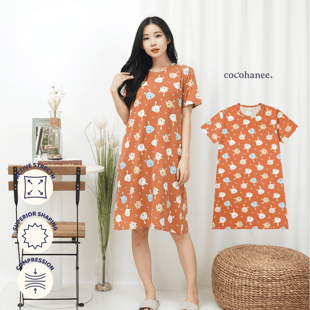 Brown Puppies - Snuggle Tee - Piyama Tidur Dewasa
