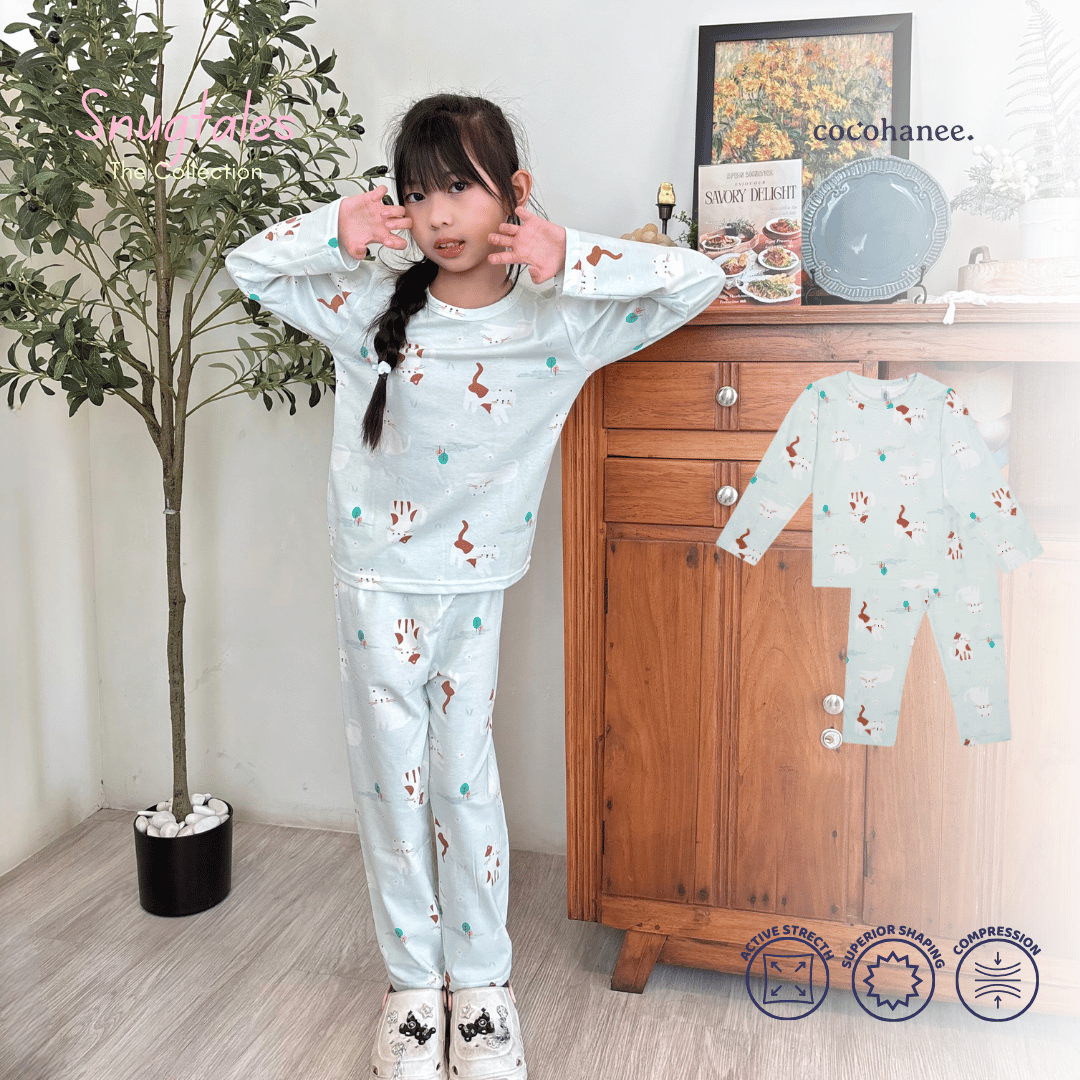 Cocohanee - Cats Playground - Long Pajamas - Piyama Tidur Anak