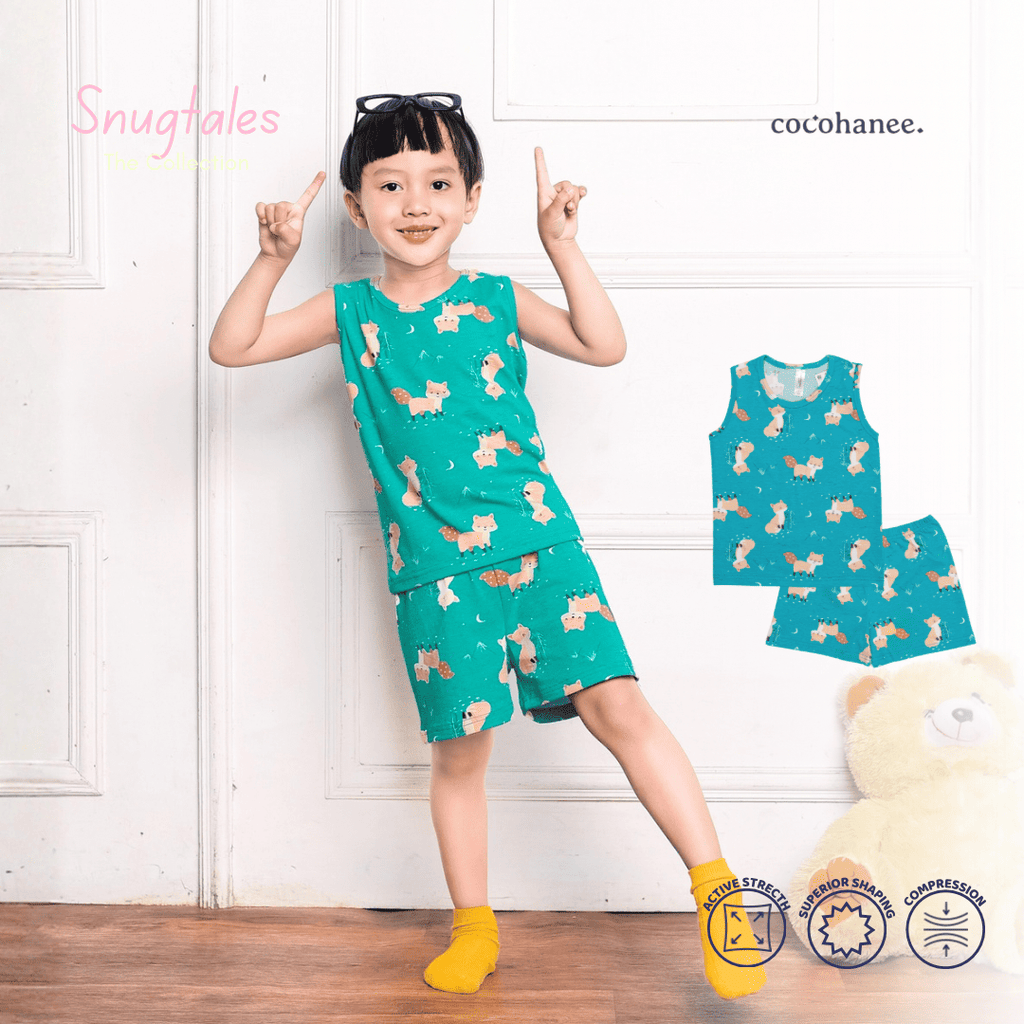 Cocohanee - Forest Night - Sleeveless Set - Setelan Anak Tanpa Lengan