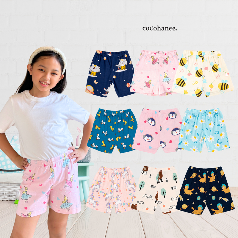 Cocohanee - Short Pants Motif - Celana Pendek Anak Motif