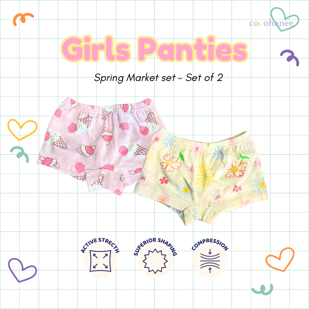 Cocohanee - Spring Market - Panties (2 in 1) - Celana Dalam Anak Perempuan