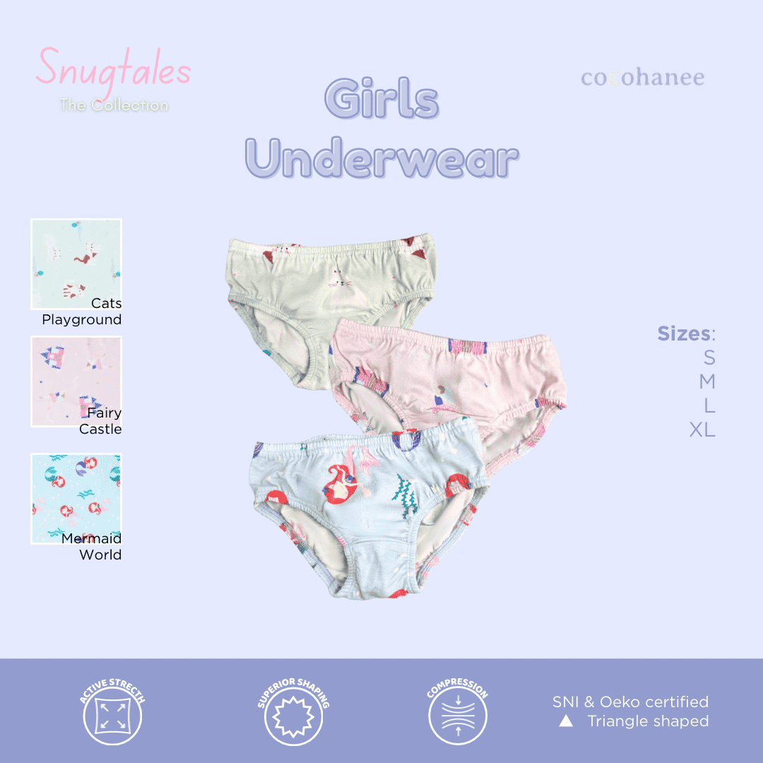 Sparks Land Underwear Set - Celana Dalam Anak Perempuan