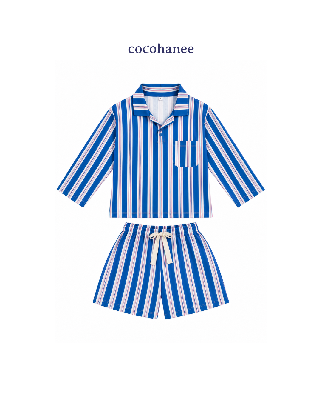 Cocohanee Classic Summer Vibe - Lune Oversize Chill Pajamas Candy
