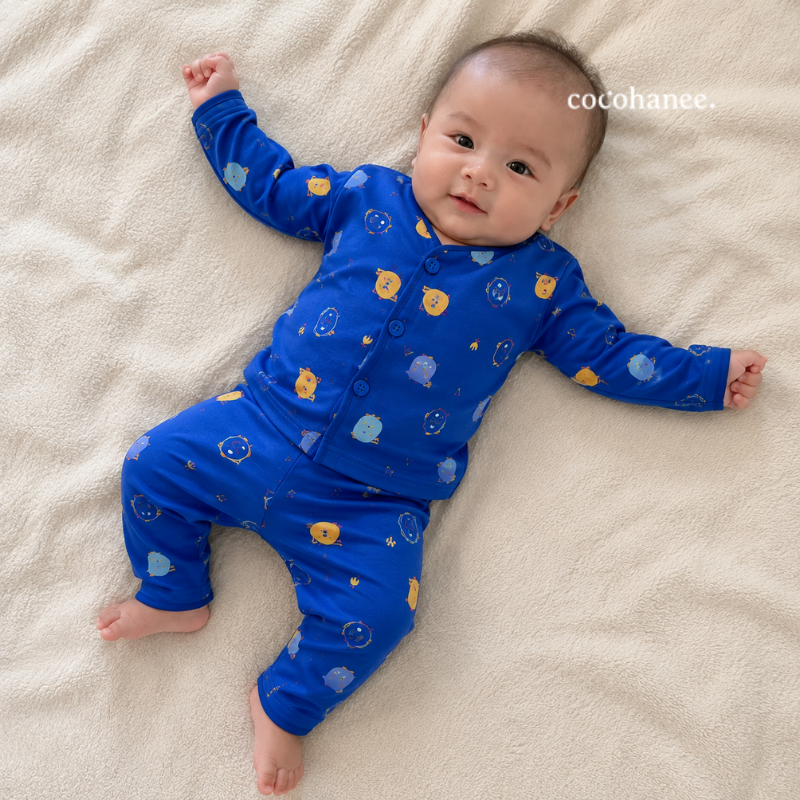 Cocohanee Local Market - Long Button Down Pajamas Pop Wings