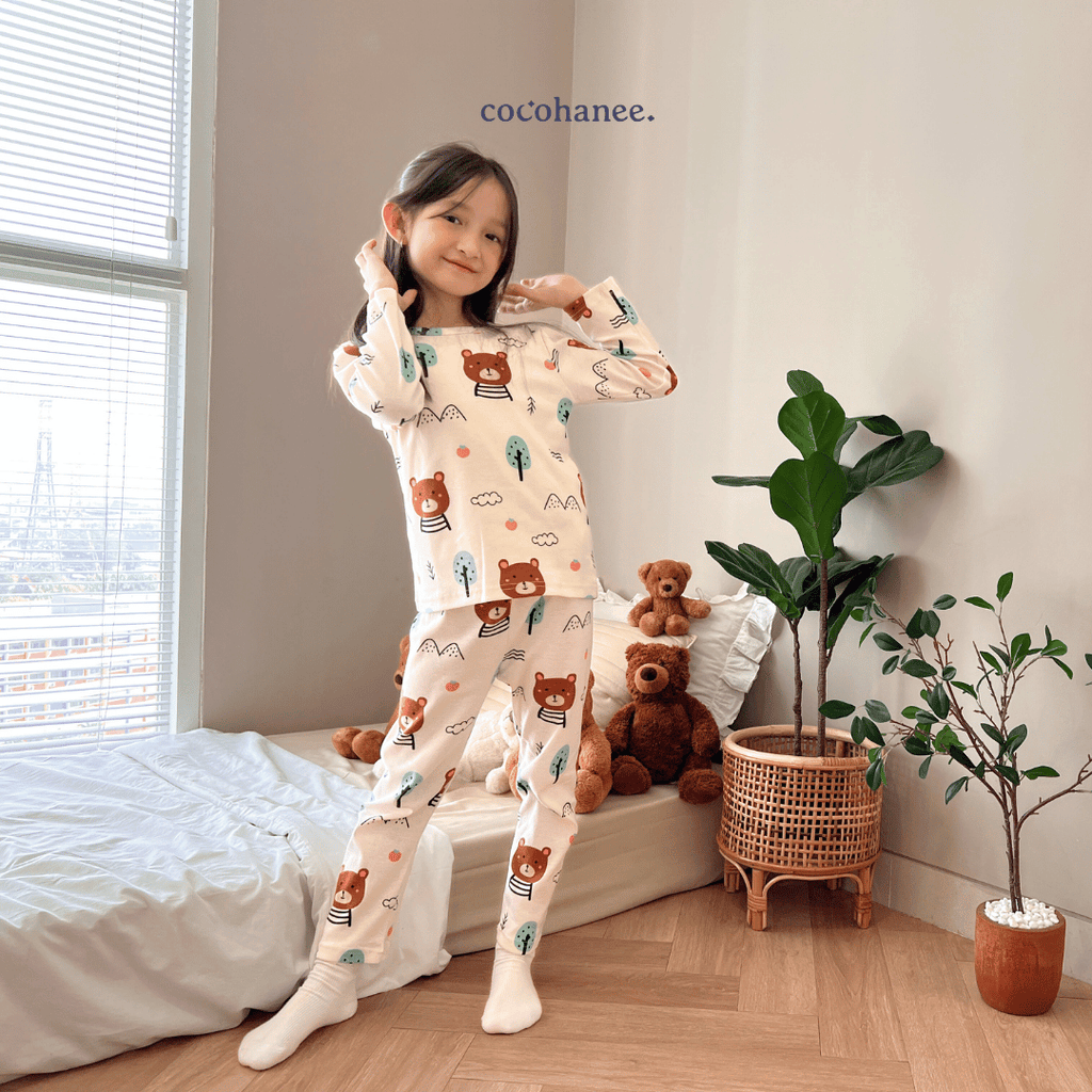 Bears - Long Pajamas - Piyama Tidur Anak