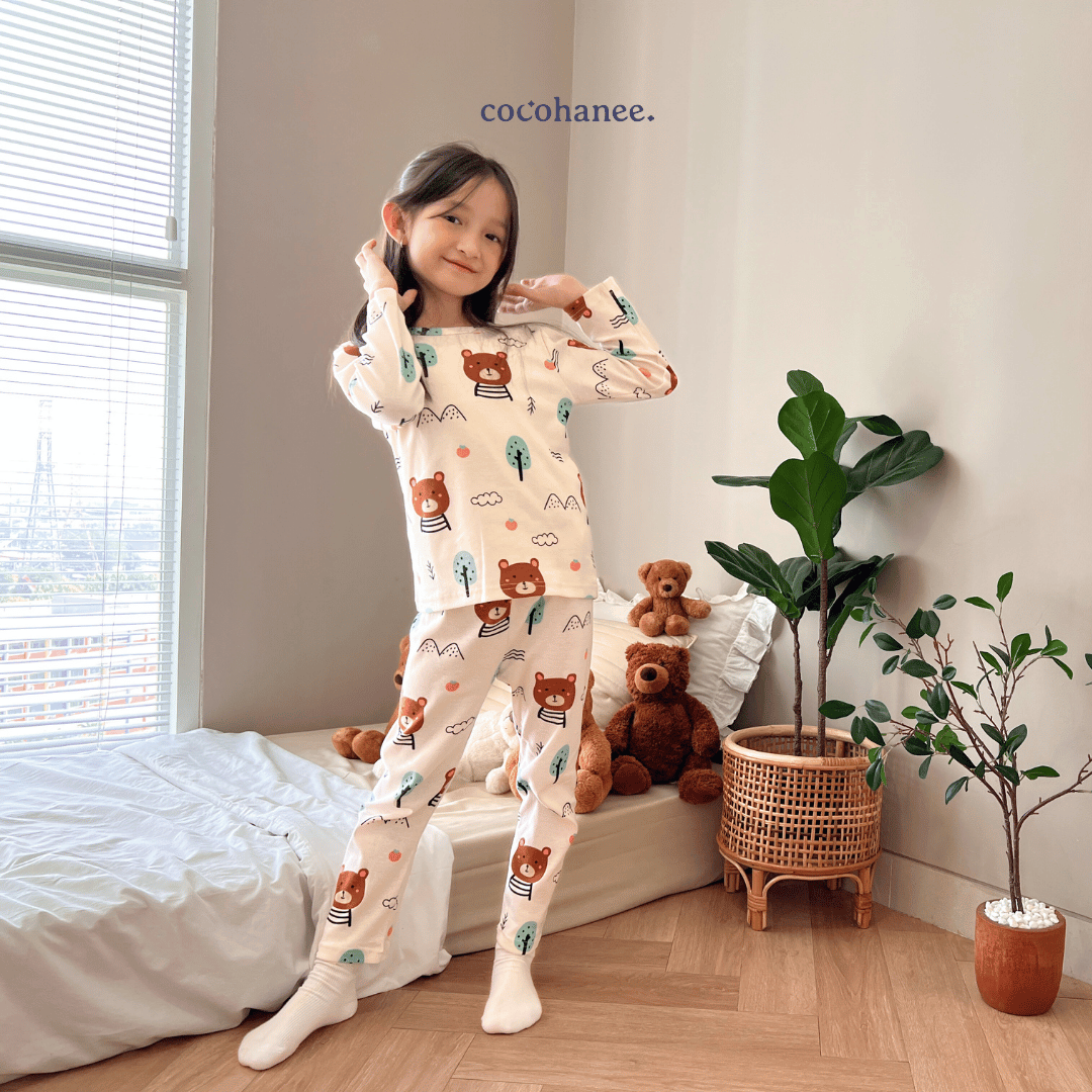 Bears - Long Pajamas - Piyama Tidur Anak