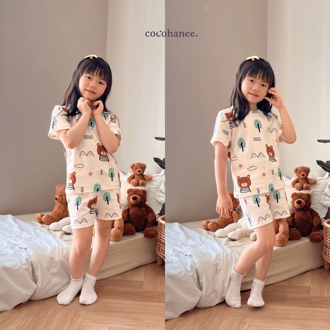 Bears - Short Pajamas - Piyama Tidur Anak