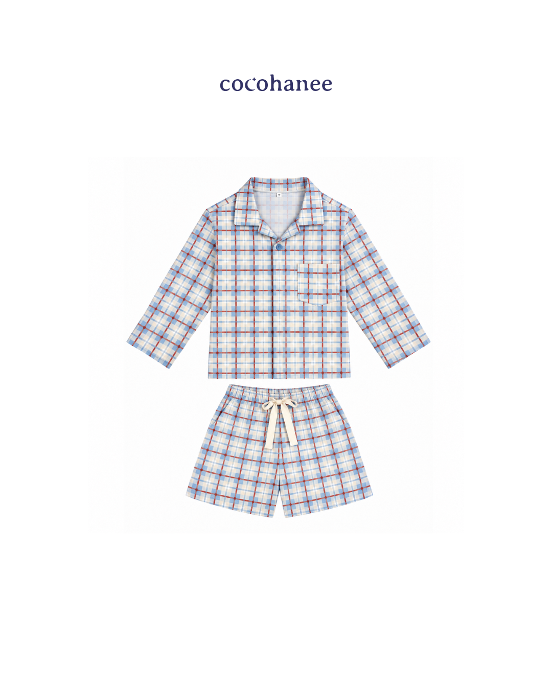 Cocohanee Classic Summer Vibe - Lune Oversize Chill Pajamas Picnic Pop