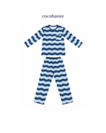 Cocohanee Classic Summer Vibe - Lune Long Pajamas Jelly Wave