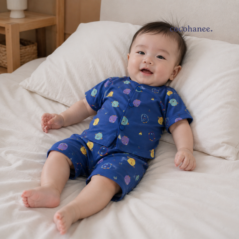 Cocohanee Local Market - Short Button Down Pajamas Pop Wings