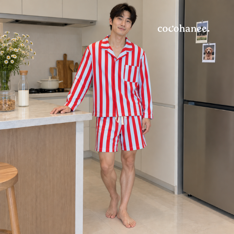 Cocohanee Classic Summer Vibe - Lune Oversize Chill Pajamas Mini Mood