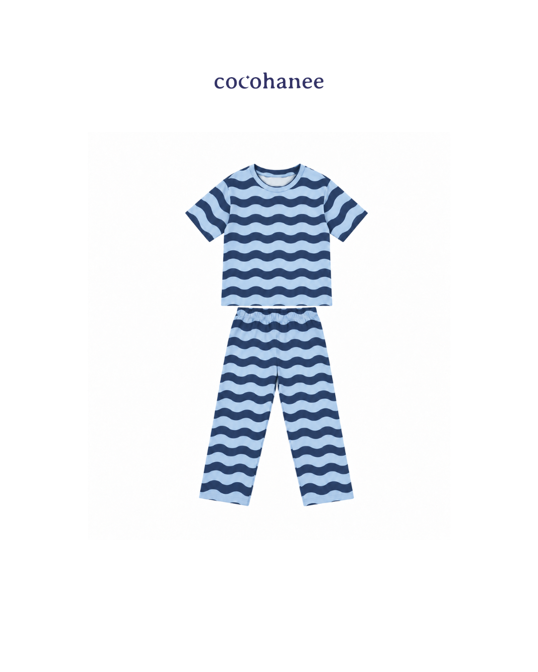 Cocohanee Classic Summer Vibe - Cozy Pajamas Jelly Wave