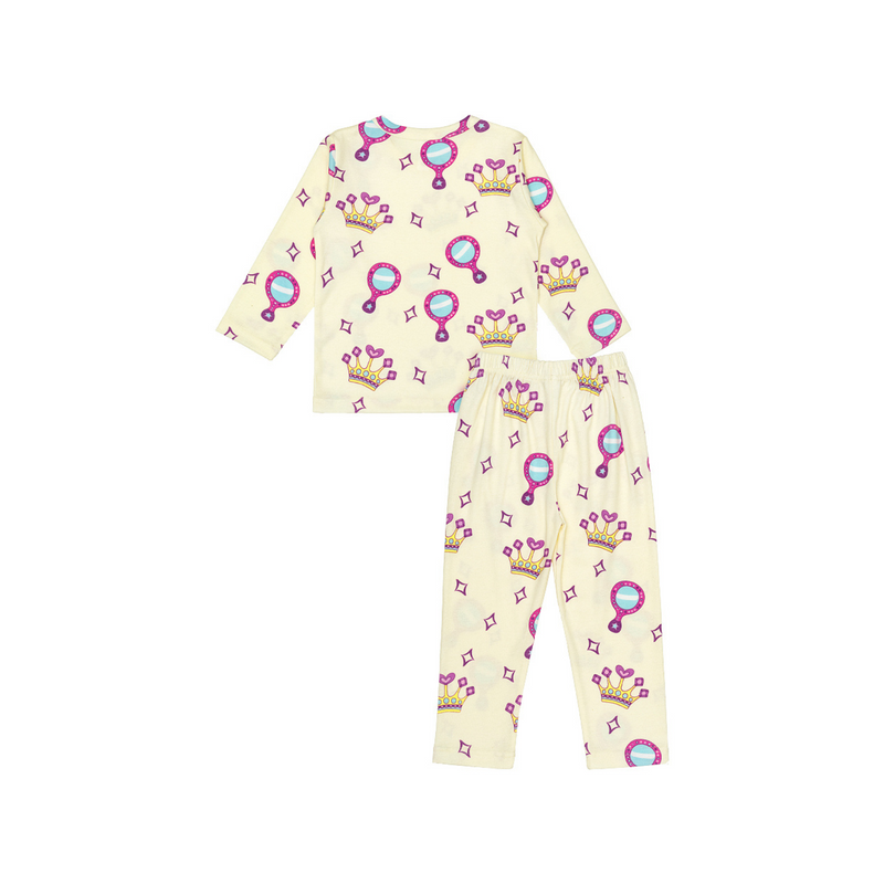 Cocohanee - Crown Princess Long Pajamas - Piyama Tidur Anak