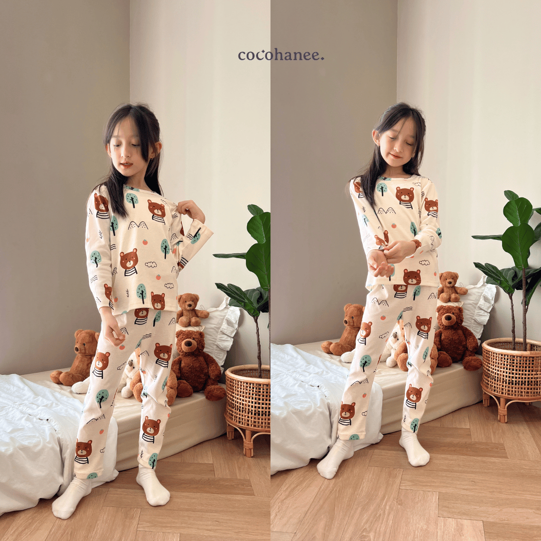 Bears - Long Pajamas - Piyama Tidur Anak