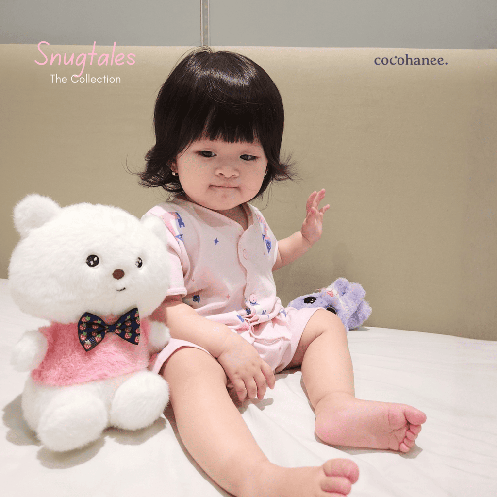 Cocohanee - Fairy Castle - Baby Short Button Down Pajamas - Piyama Bayi dengan Kancing Depan