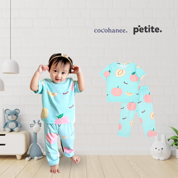 Cocohanee - Peach Perfect Baby Cozy Pajamas - Piyama Tidur Bayi