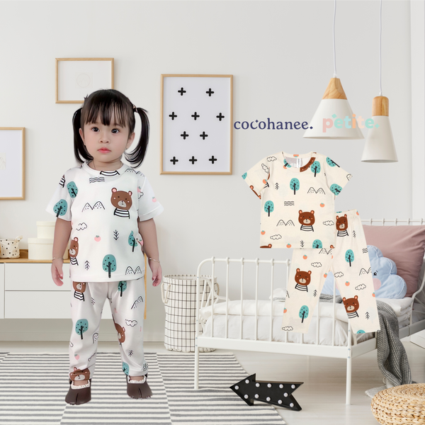 Cocohanee - Bears Baby Cozy Pajamas - Piyama Tidur Anak