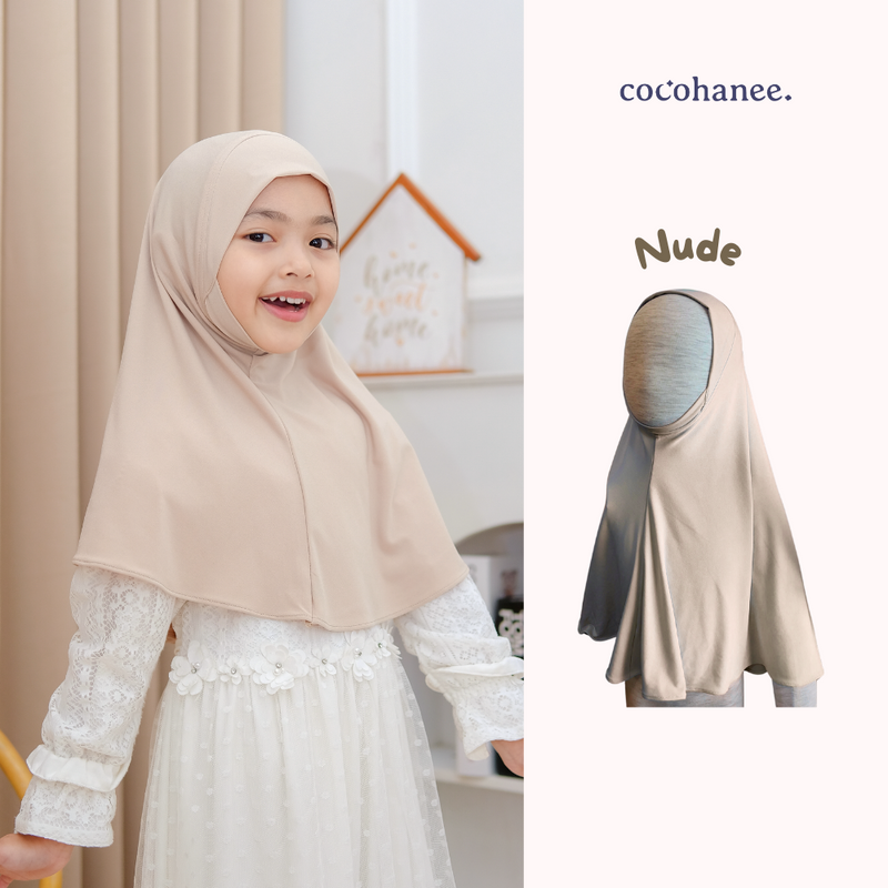 Cocohanee - Hanee Oval Hijab - Jilbab Anak Instan