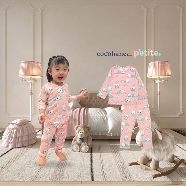 Cocohanee - Rabbit on Pajamas Baby Long Pajamas - Piyama Tidur Bayi