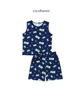 Cocohanee Wonderverse - Sleeveless Set Pajamas Game On!