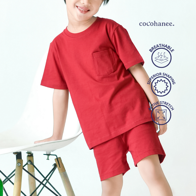Cocohanee - Essentials Pocket Tee - Baju Atasan Anak