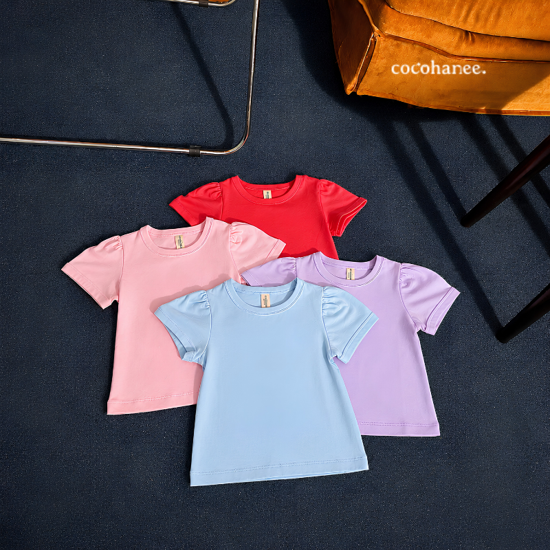 Cocohanee - Essentials Balloon Tee - Atasan Stylish Anak Perempuan