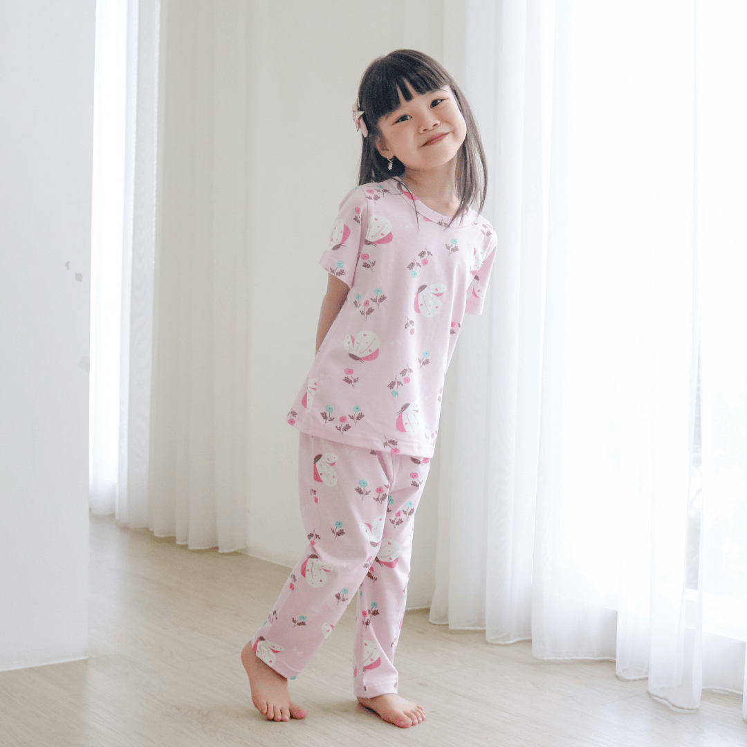 Cocohanee - Butterflies Cozy Pajamas - Piyama Tidur Anak