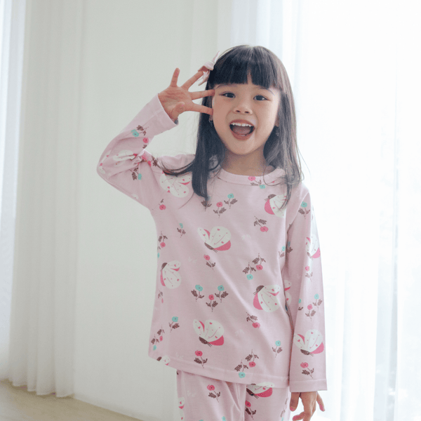 Cocohanee - Butterflies Long Pajamas - Piyama Tidur Anak