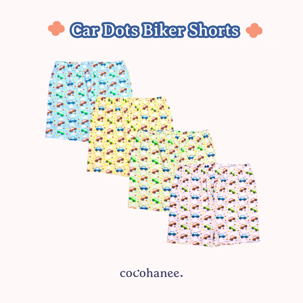 Cocohanee - Car Dots Biker Short