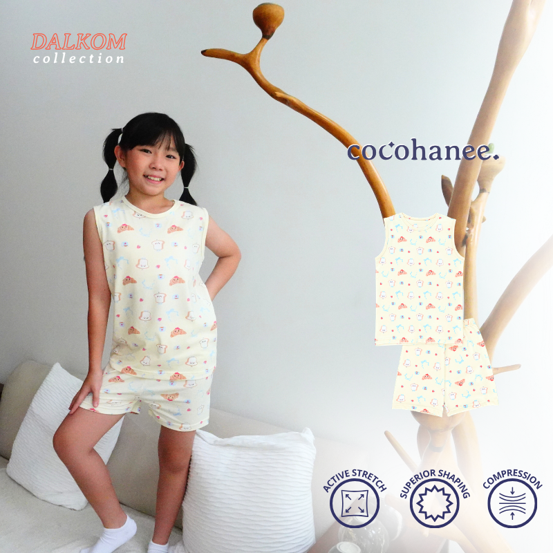 Croissant - Sleeveless Pajamas - Piyama Tidur Anak