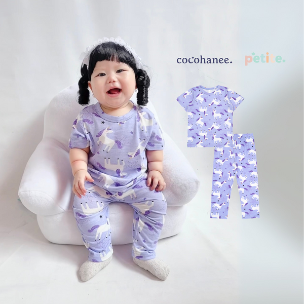 Cocohanee - Unicorn Stars Baby Cozy Pajamas - Piyama Tidur Bayi