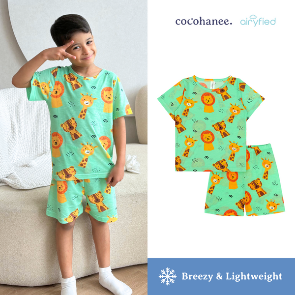 Cocohanee - Animal Frenzy Short Pajamas