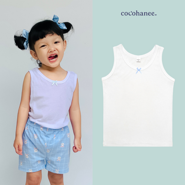 Cocohanee - Ribbon Sleeveless Top - Pakaian Dalam Anak - Singlet Anak