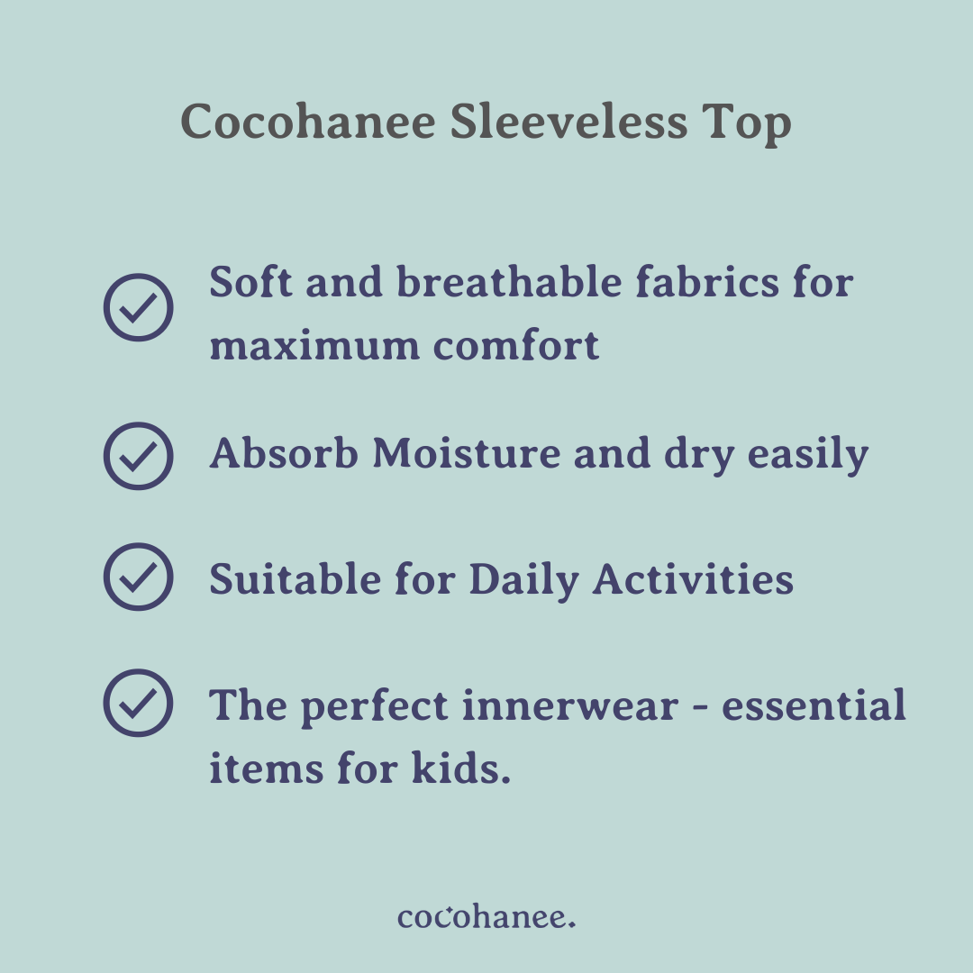 Cocohanee - Sleeveless Top - Pakaian Dalam Anak - Singlet Anak
