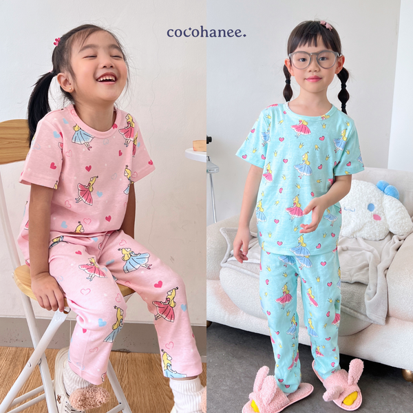 Cocohanee - Cinderelle Pajamas Set - Piyama Tidur Anak