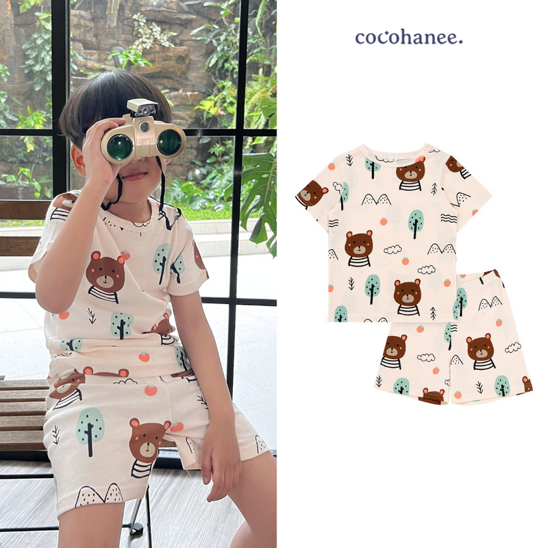 Cocohanee - Bears Short Pajamas
