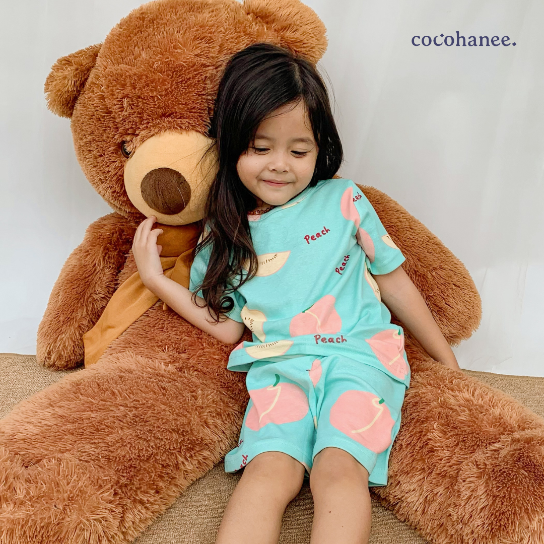Cocohanee - Peach Perfect Short Pajamas