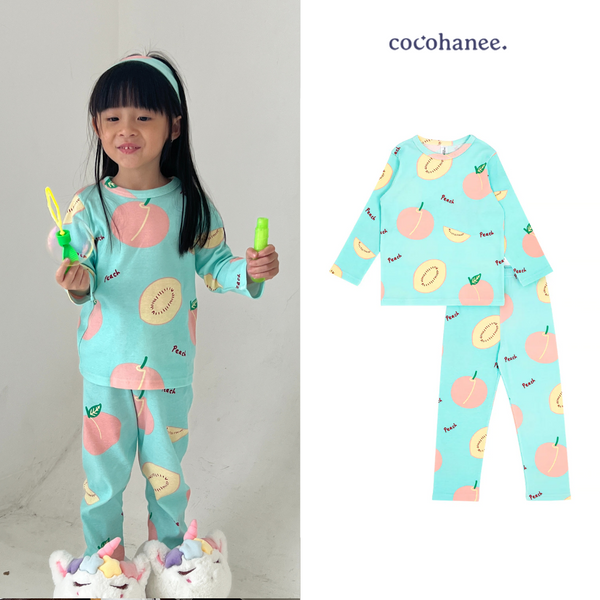 Cocohanee - Peach Perfect Long Pajamas