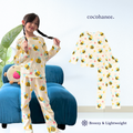 Cocohanee - Morning Bee Long Pajamas - Piyama Tidur Anak