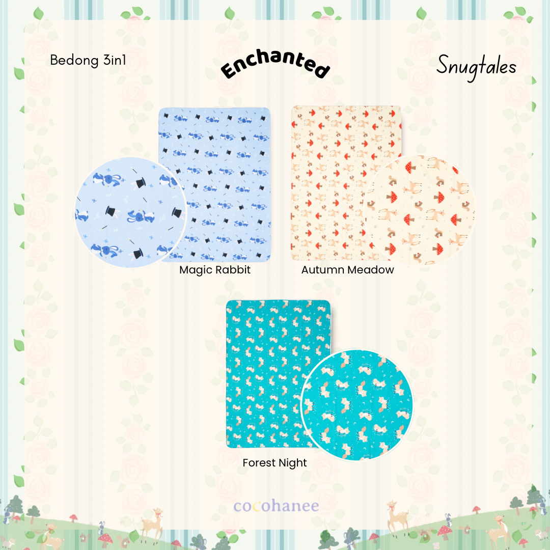 Swaddle Wraps - Bedong Bayi (3 in 1)