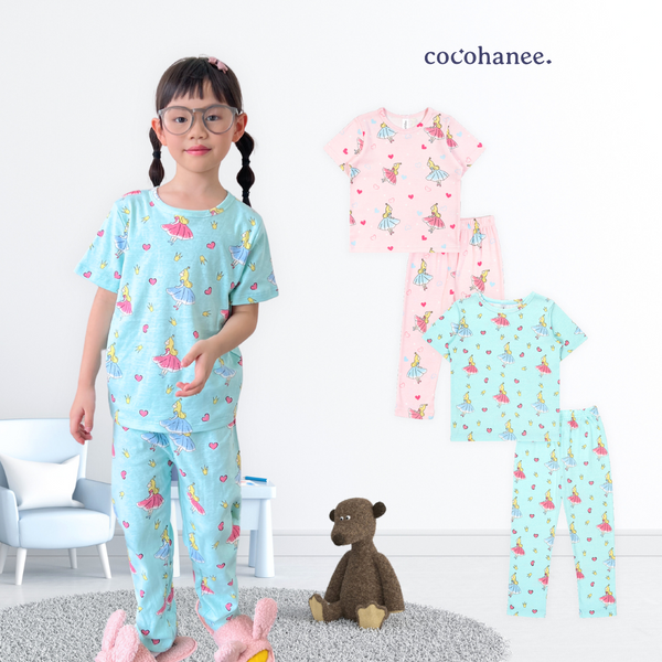 Cocohanee - Cinderelle Pajamas Set - Piyama Tidur Anak