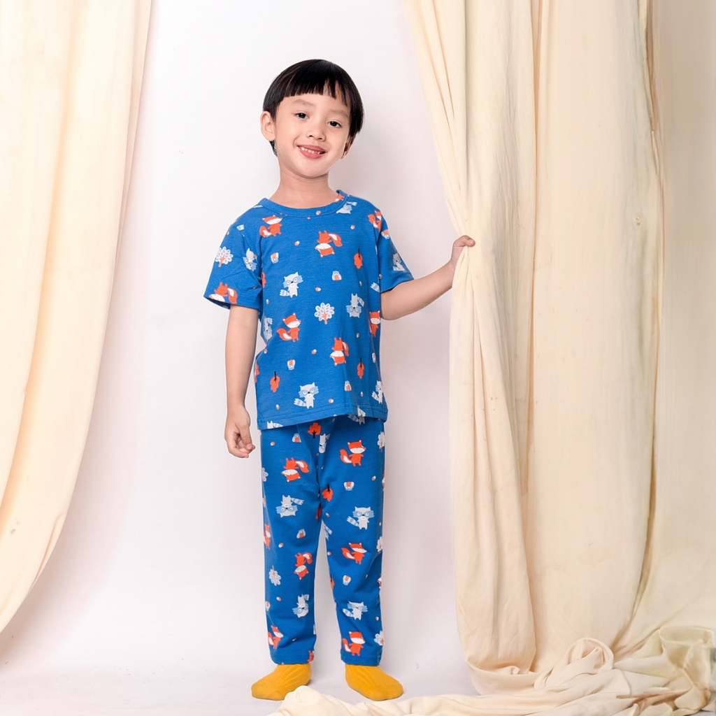Cocohanee - Fox & Wolf Cozy Pajamas - Piyama Tidur Anak