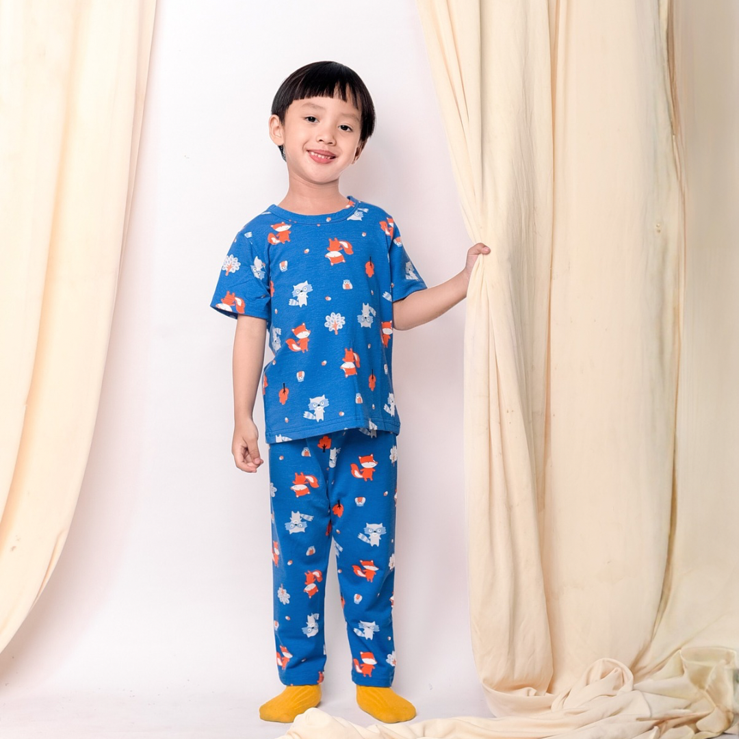 Cocohanee - Fox & Wolf Cozy Pajamas - Piyama Tidur Anak