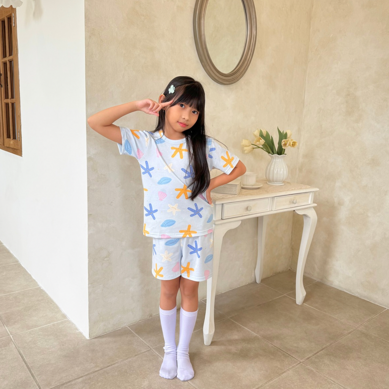 Starfish - Short Pajamas - Piyama Tidur Anak