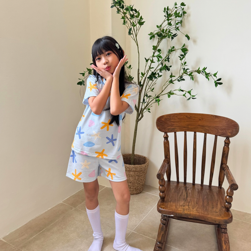 Starfish - Short Pajamas - Piyama Tidur Anak